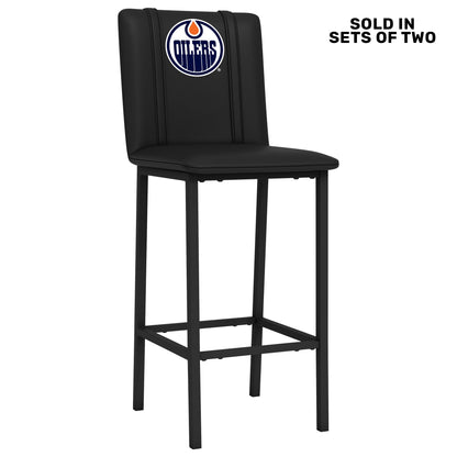 Bar Stool 500 with Edmonton Oilers Logo Set of 2