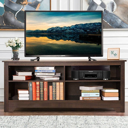 Contemporary TV Stand for up to 60-inch TV in Espresso Finish