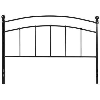 Contemporary Classic Headboard in Black Metal Finish