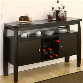 Dining Room Sideboard Buffet Server with Wine Rack