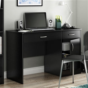 Home Office Work Desk in Black Finish