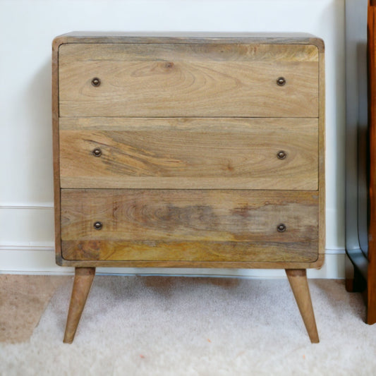 Curved Oak-ish Chest