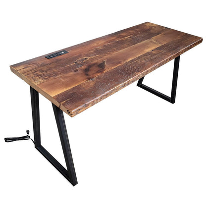 Computer Desk with Power Outlet