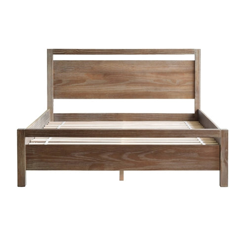 FarmHouse Traditional Rustic Pine Platform Bed