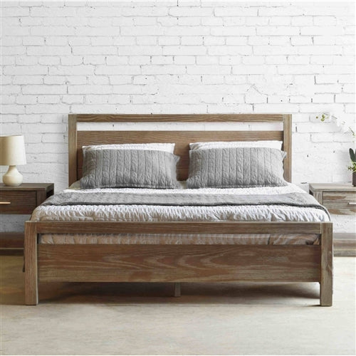 FarmHouse Traditional Rustic Pine Platform Bed