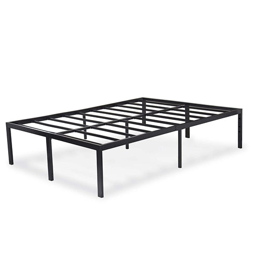 Heavy Duty 18-inch High Rise Metal Platform Bed Frame