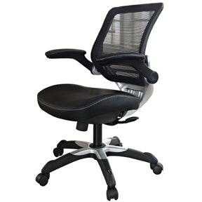 Modern Black Mesh Back Ergonomic Office Chair with Flip-up Arms