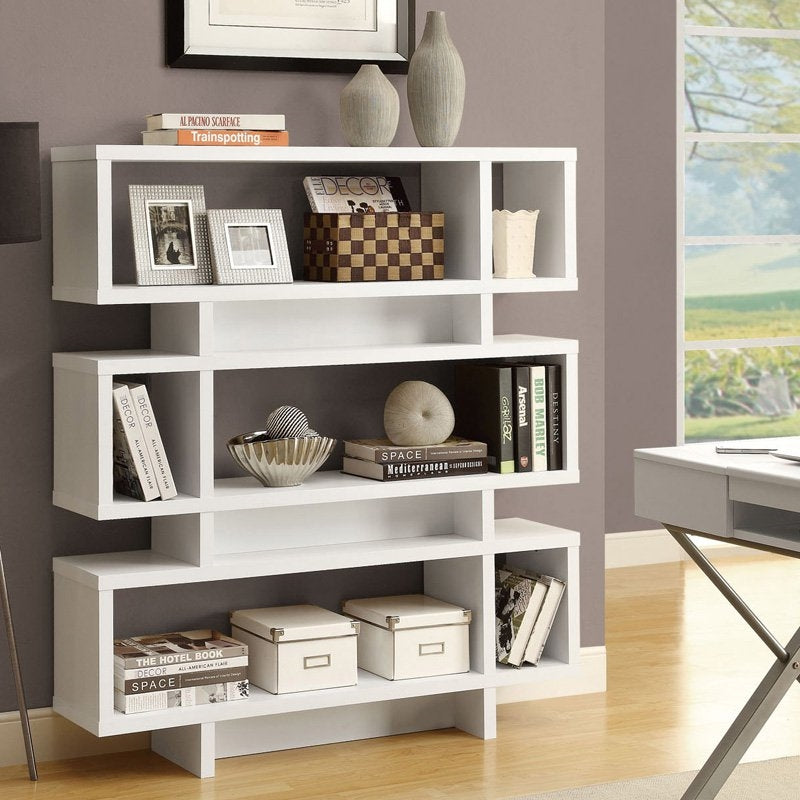 White Modern Bookcase