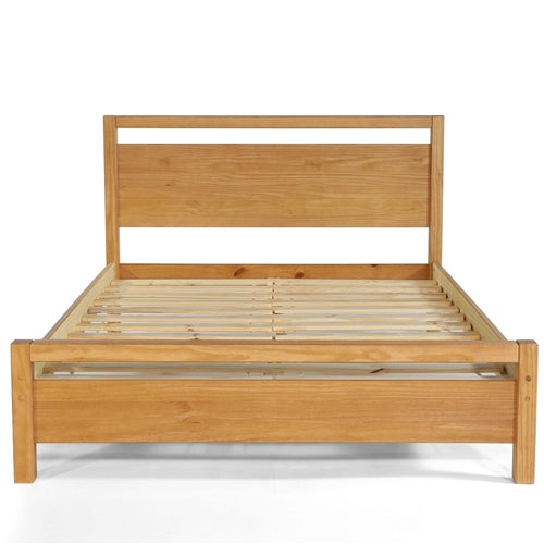 FarmHouse Traditional Rustic Acacia Platform Bed