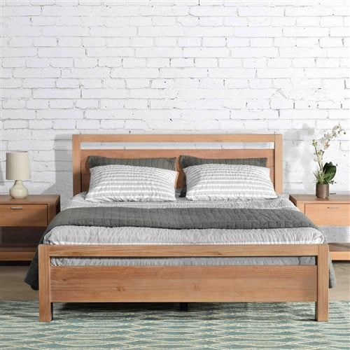 FarmHouse Traditional Rustic Acacia Platform Bed