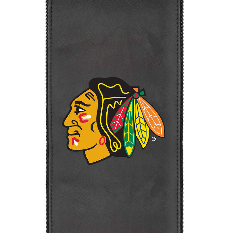 Curve Task Chair with Chicago Blackhawks Logo