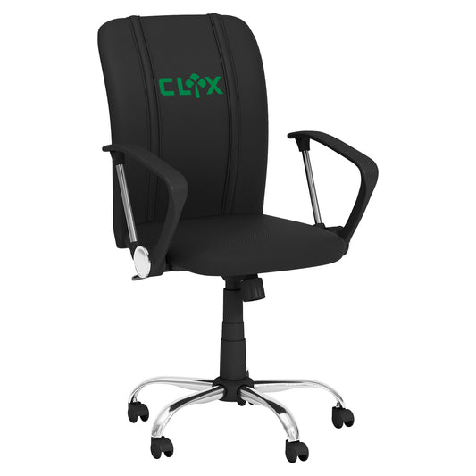 Curve Task Chair with Celtics Crossover Gaming Wordmark Green [CAN ONLY BE SHIPPED TO MASSACHUSETTS]
