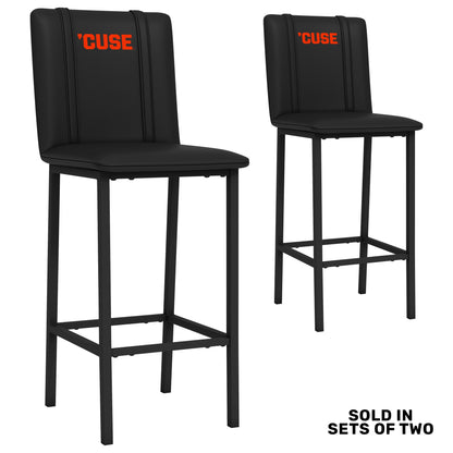 Bar Stool 500 with Syracuse Orange Wordmark Logo Set of 2