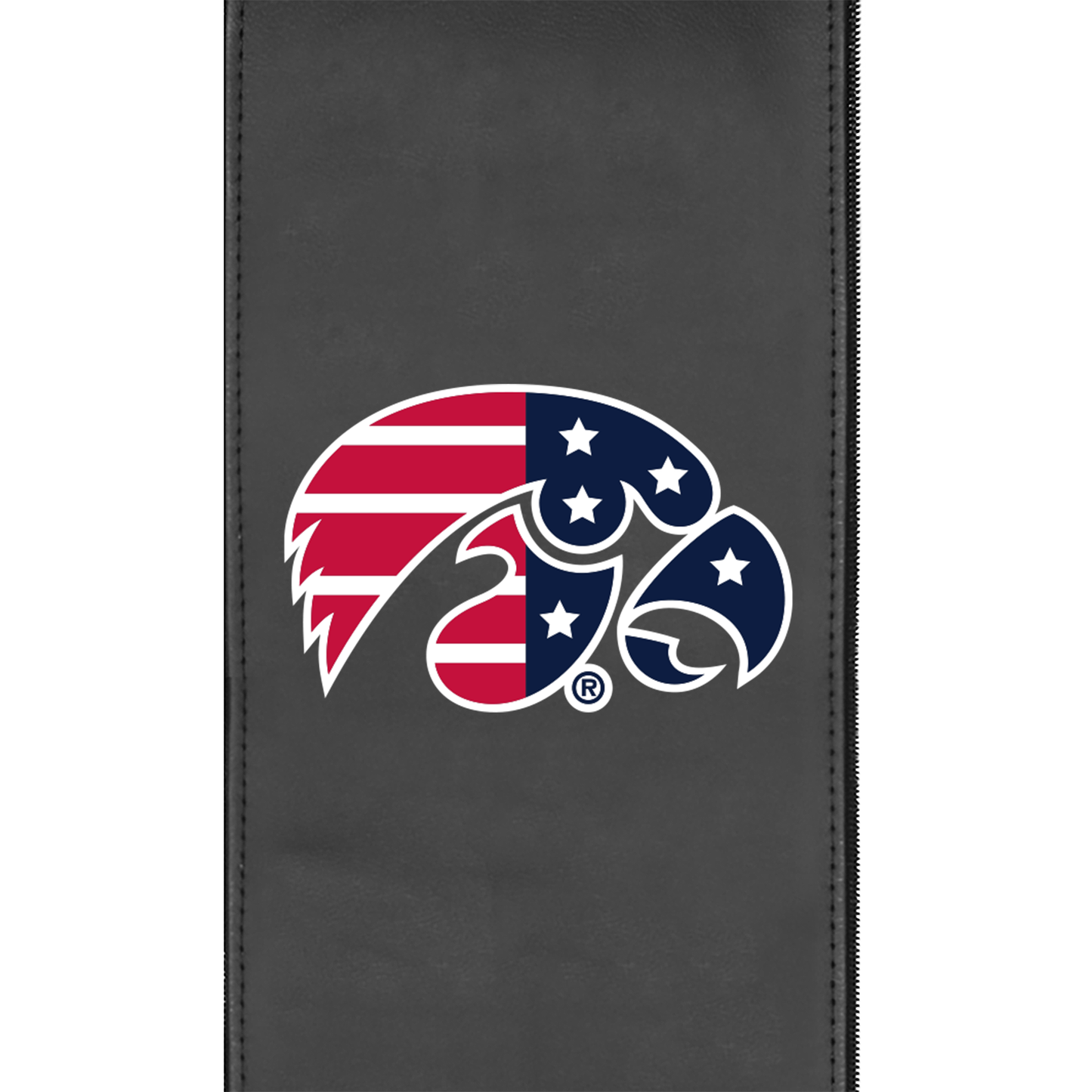 Curve Task Chair with Iowa Hawkeyes Patriotic Primary Logo