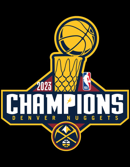 Curve Task Chair with Denver Nuggets 2023 Championship Logo