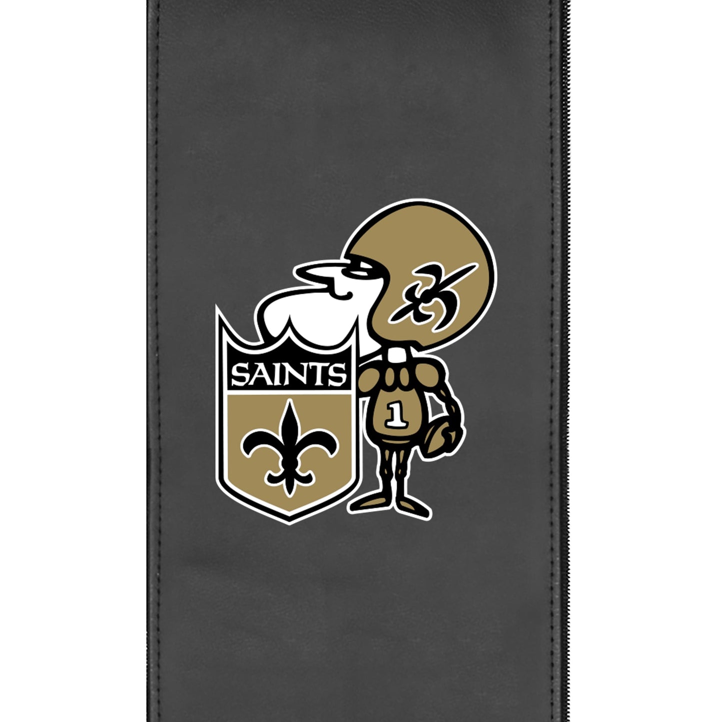 Curve Task Chair with New Orleans Saints Classic Logo