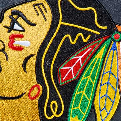 Curve Task Chair with Chicago Blackhawks Logo