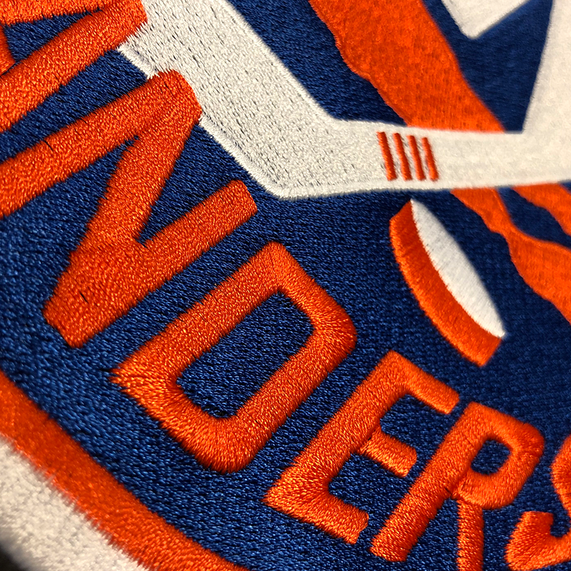 Curve Task Chair with New York Islanders Logo