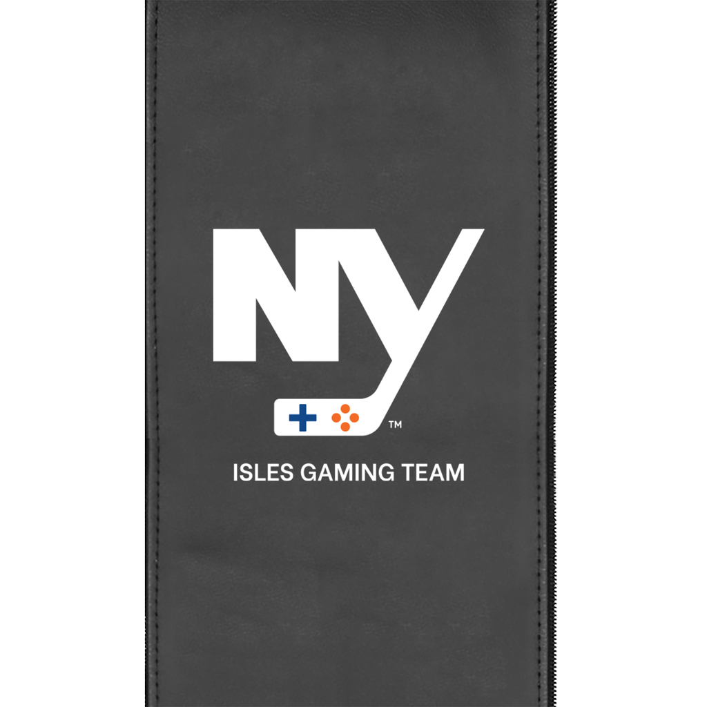 Curve Task Chair with Isles Gaming Team with Text Logo