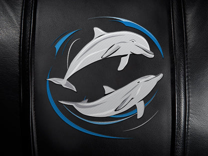 Curve Task Chair with Dolphin Swirl Logo