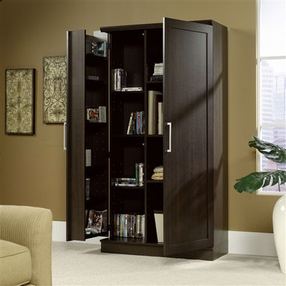 Multi-Purpose Cupboard Storage Cabinet Armoire in Brown