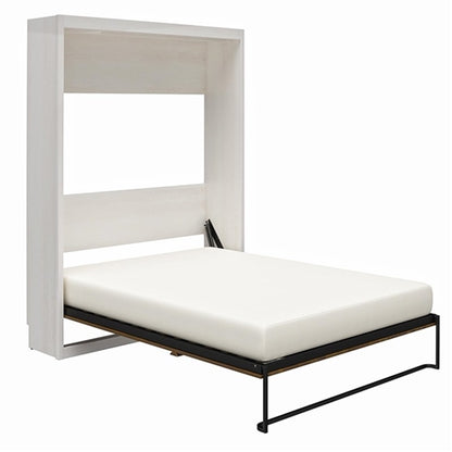 Murphy Bed Wall Bed Frame in Ivory Oak Finish