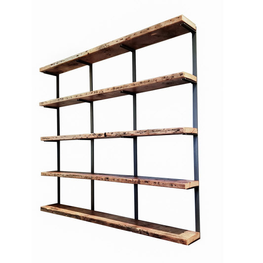 Wall Mount 5 Shelf Unit: 72"H