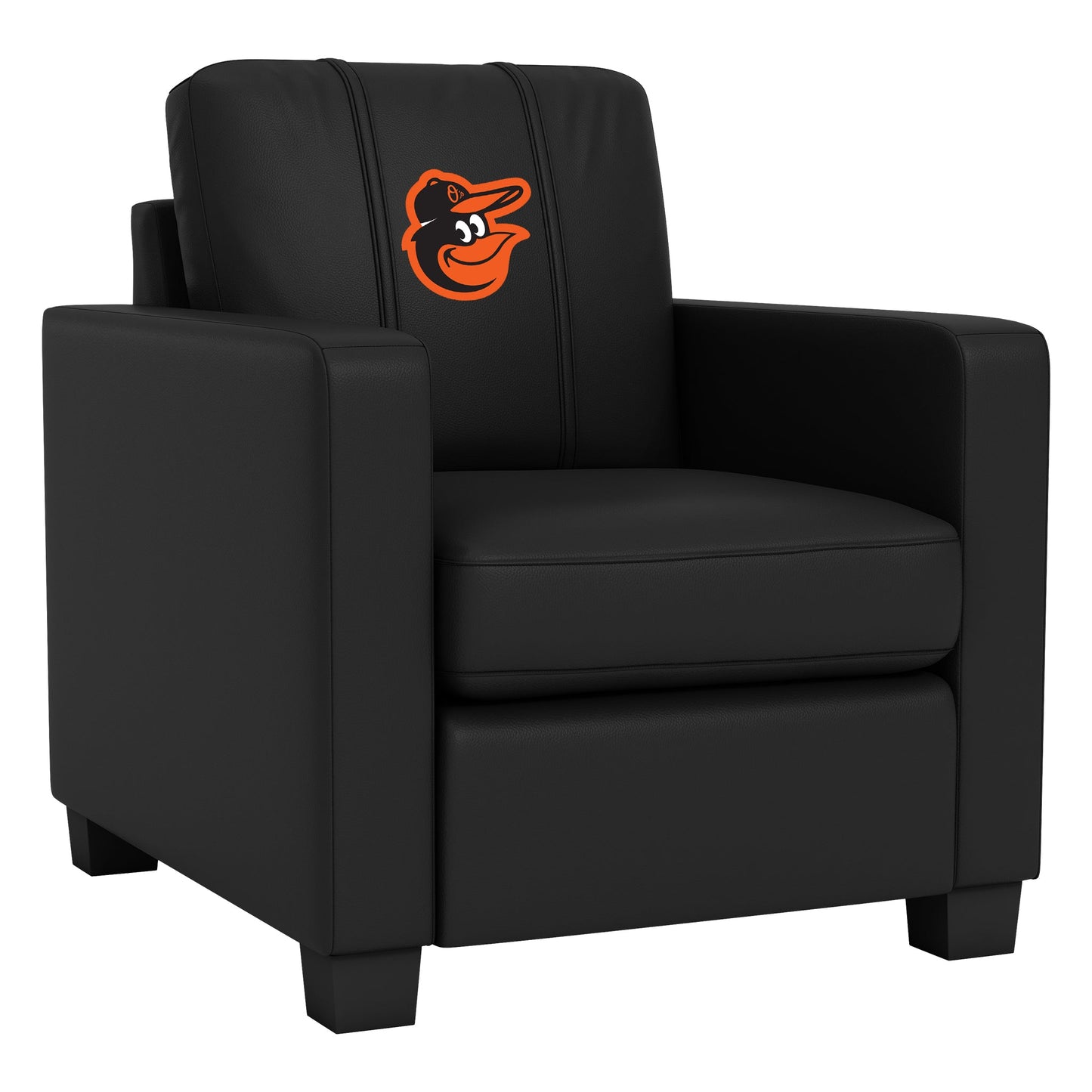 Dyno Stationary Club Chair with Baltimore Orioles Bird Logo