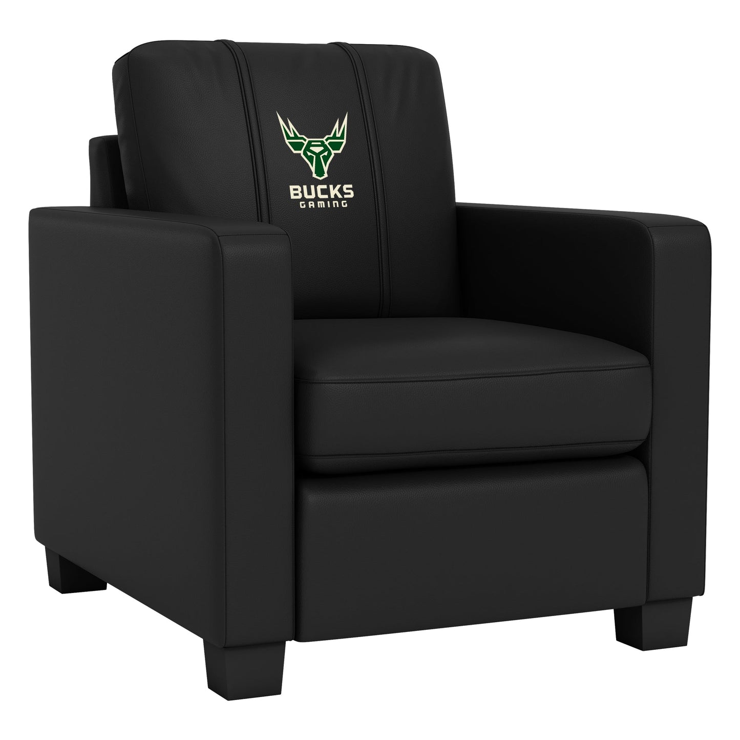 Dyno Stationary Club Chair with Bucks Gaming Global Logo [Can Only Be Shipped to Wisconsin]