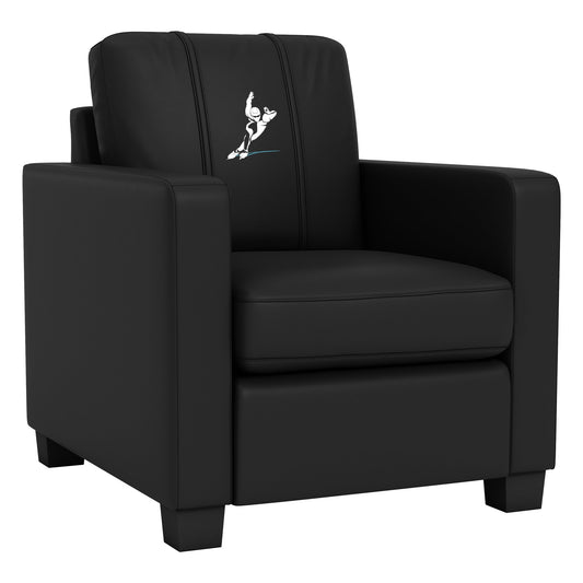 Dyno Stationary Club Chair with Speed Skater Logo Panel