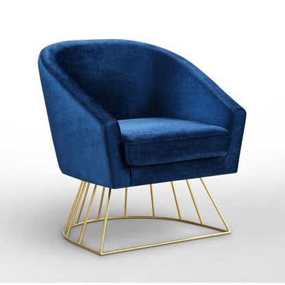 Adalene Velvet Accent Chair