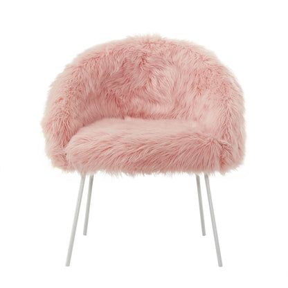 Ana Lux Fur Accent Chair