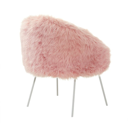 Ana Lux Fur Accent Chair