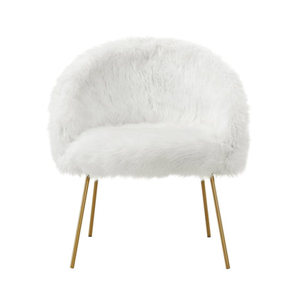 Ana Lux Fur Accent Chair