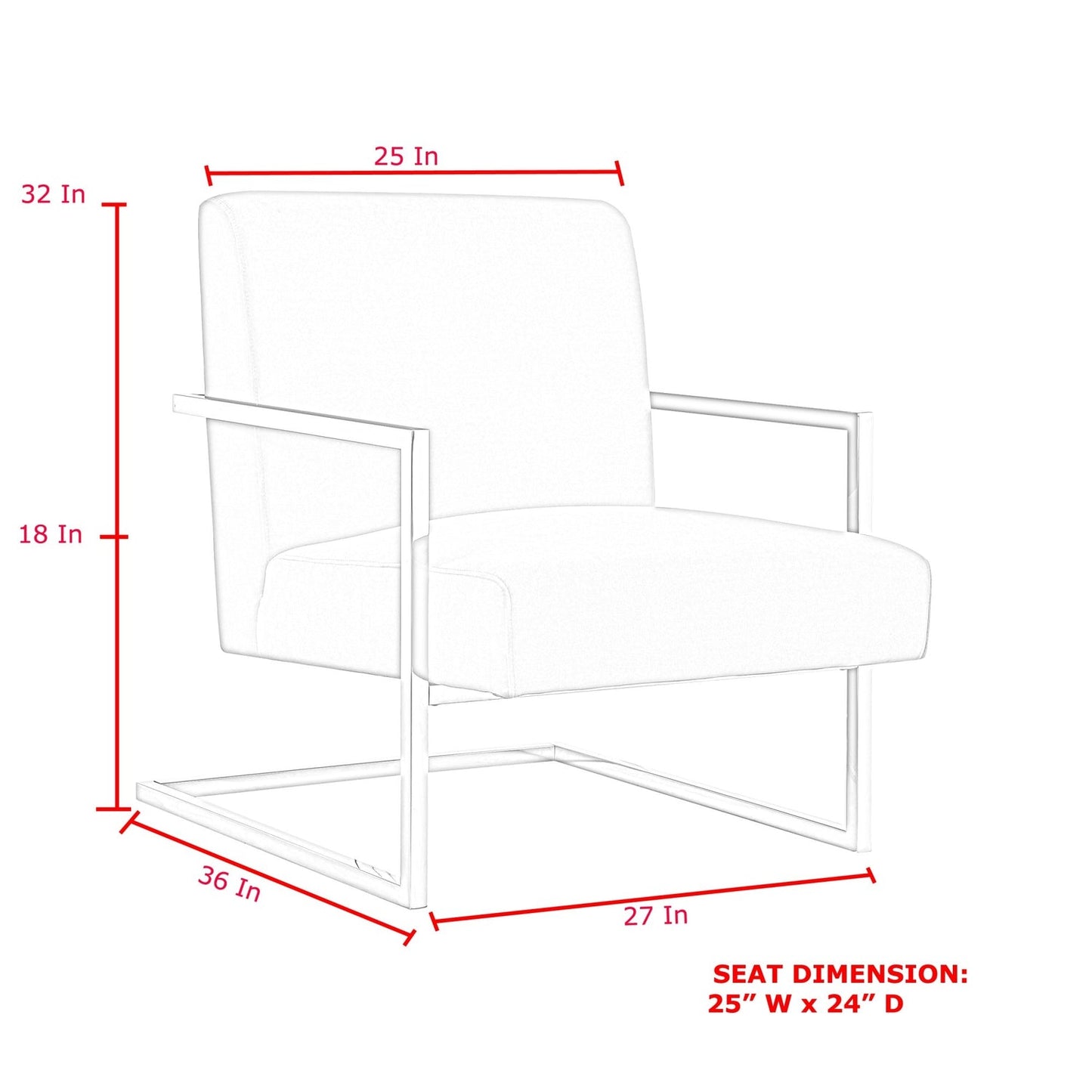 Chester Leather Accent Chair