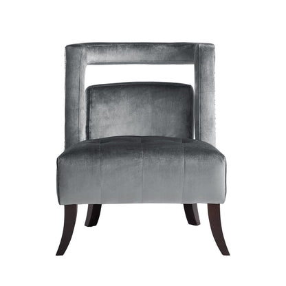 Salvador Velvet Armless Accent Chair