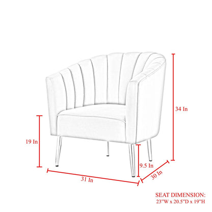 Cecilio Accent Chair/ Slipper Chair