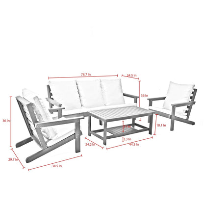 Salman Outdoor 4pc Seating Group