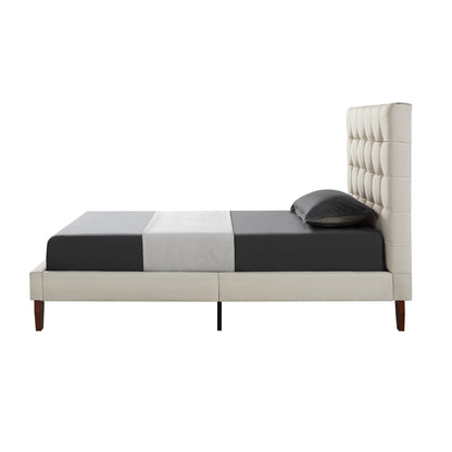 Bond Linen Button Tufted Bedframe