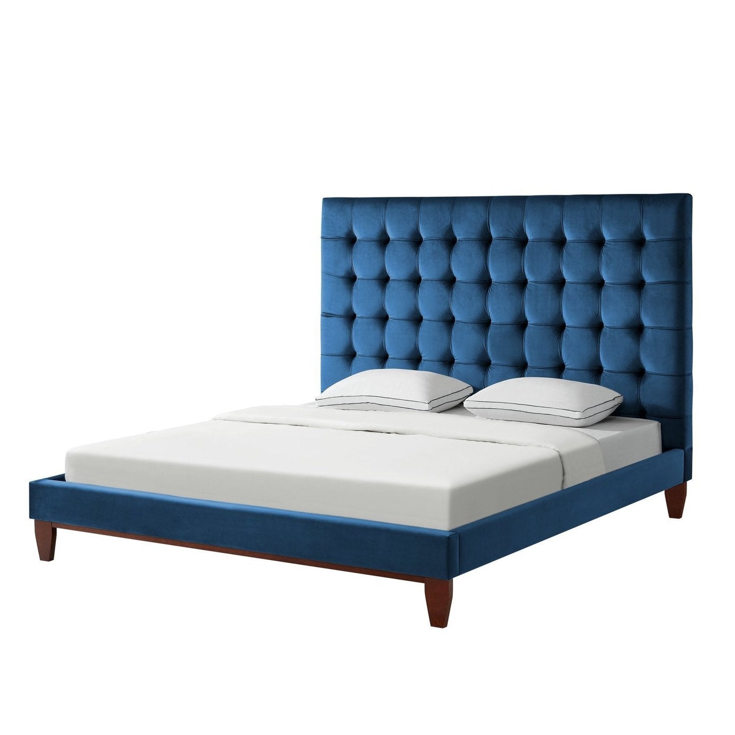 Bond Velvet Button Tufted Bedframe