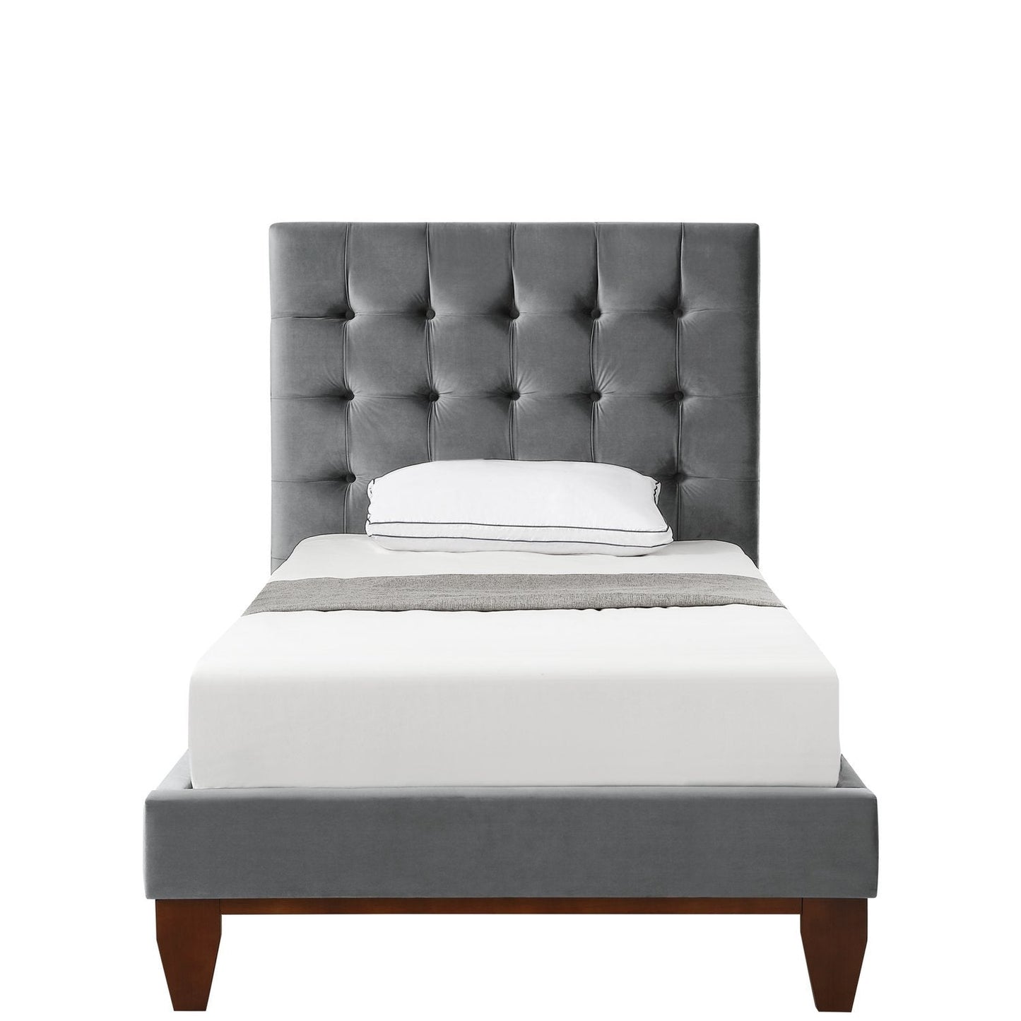 Bond Velvet Button Tufted Bedframe