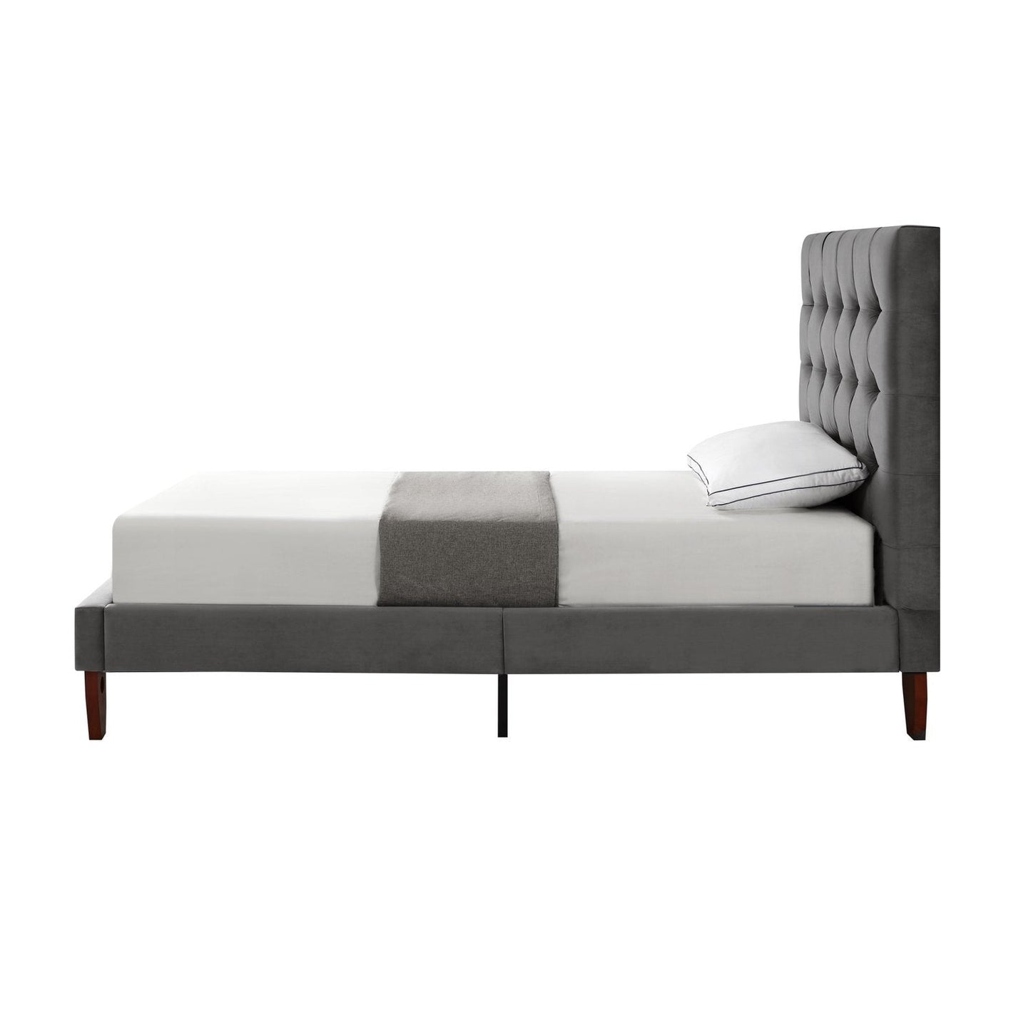 Bond Velvet Button Tufted Bedframe