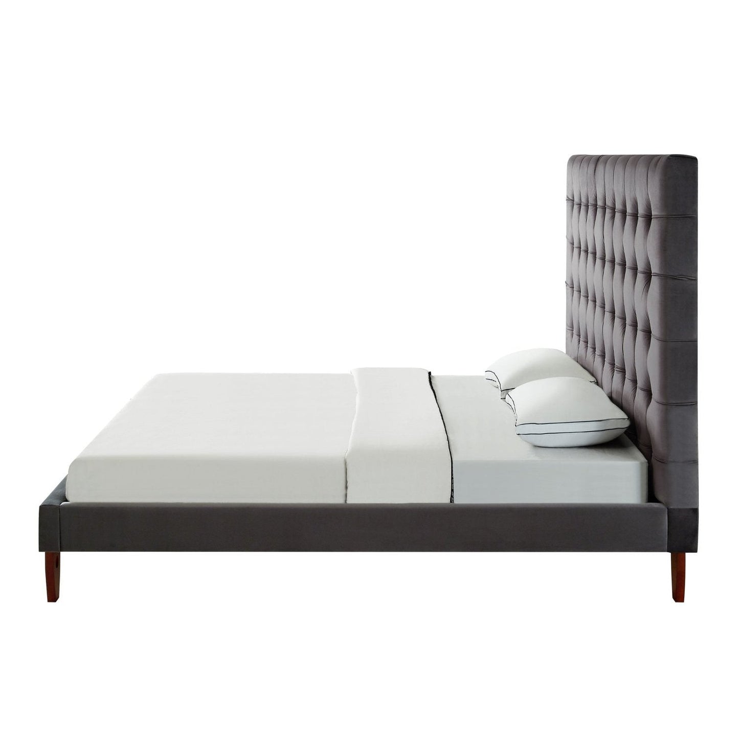 Bond Velvet Button Tufted Bedframe