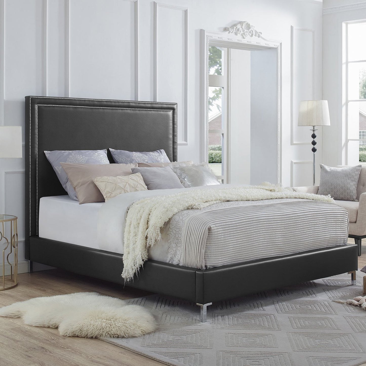 Monroe PU Leather Bedframe