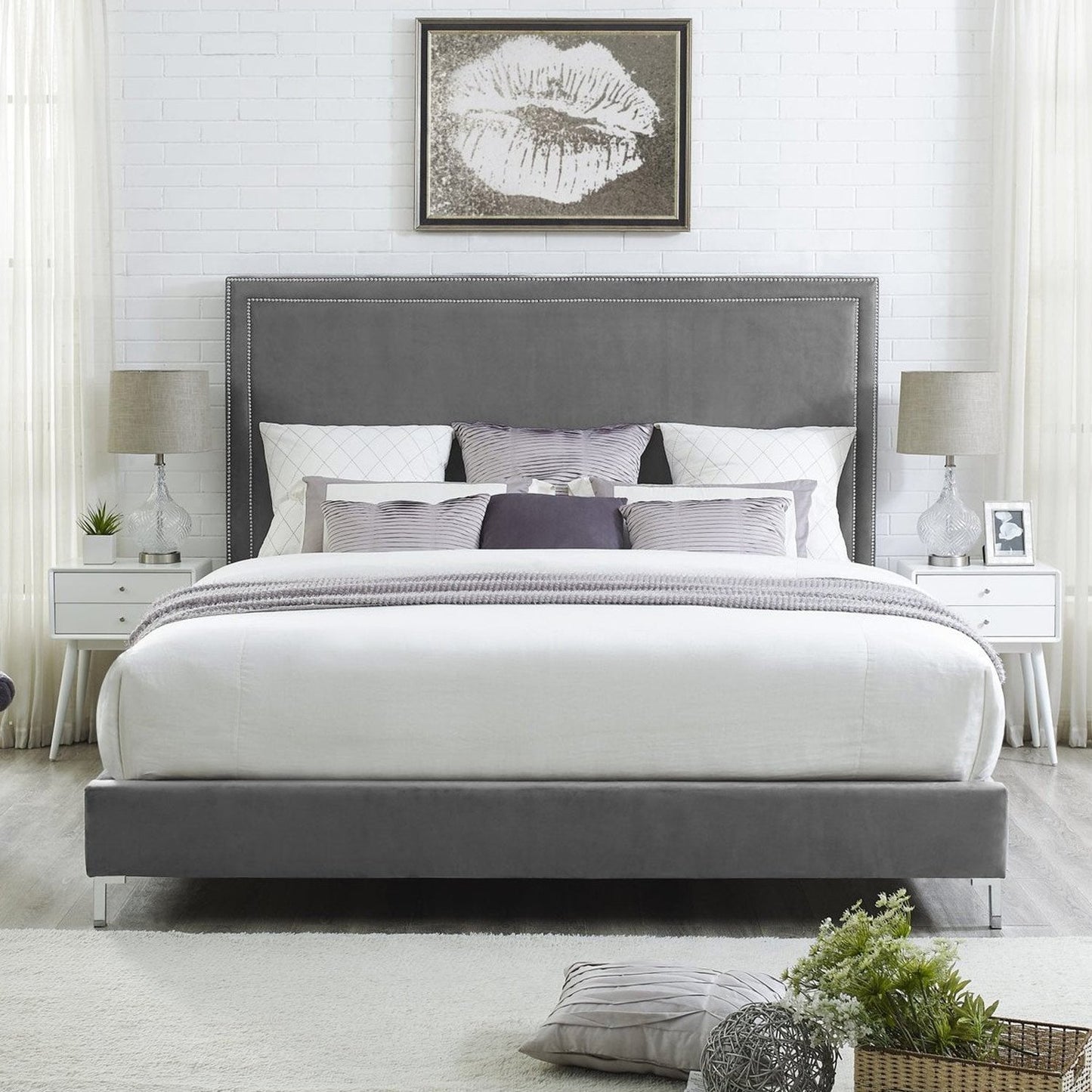 Monroe Velvet Bedframe