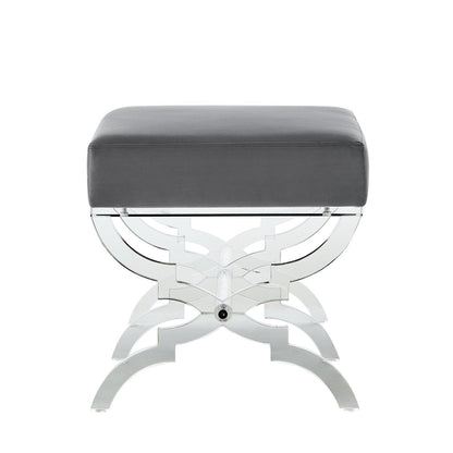 Giselle Velvet X-Leg Bench