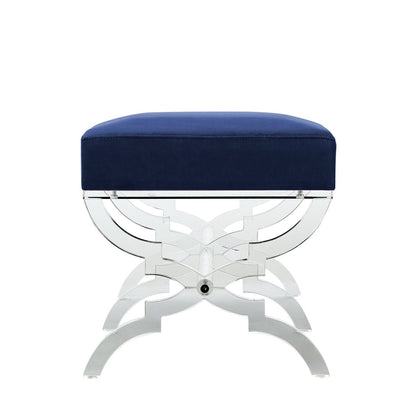 Giselle Velvet X-Leg Bench