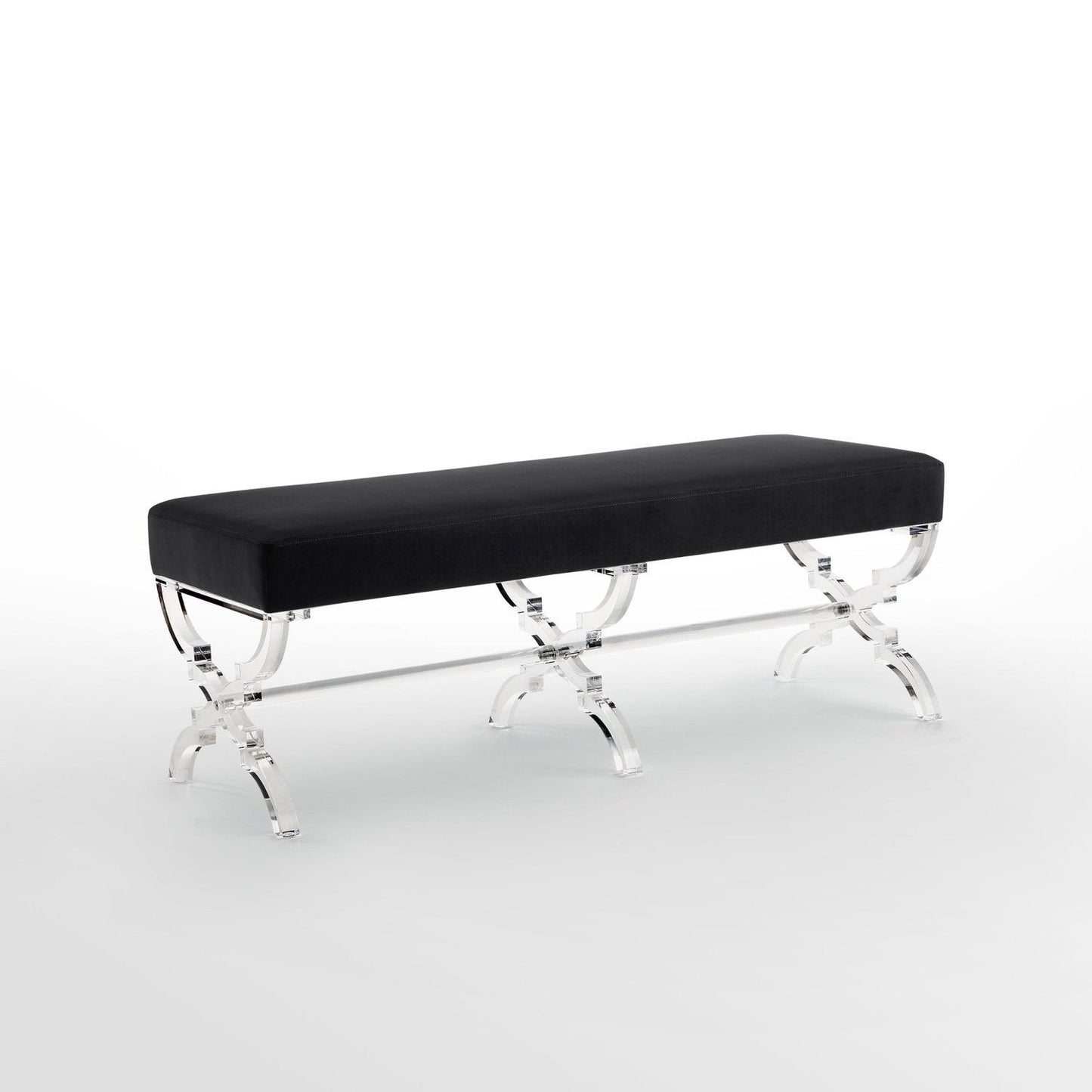 Giselle Velvet X-Leg Bench