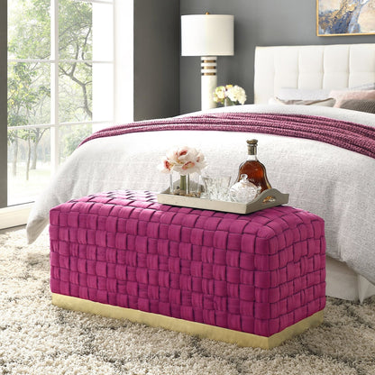 Satine Velvet Bench