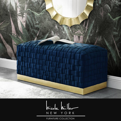 Satine Velvet Bench